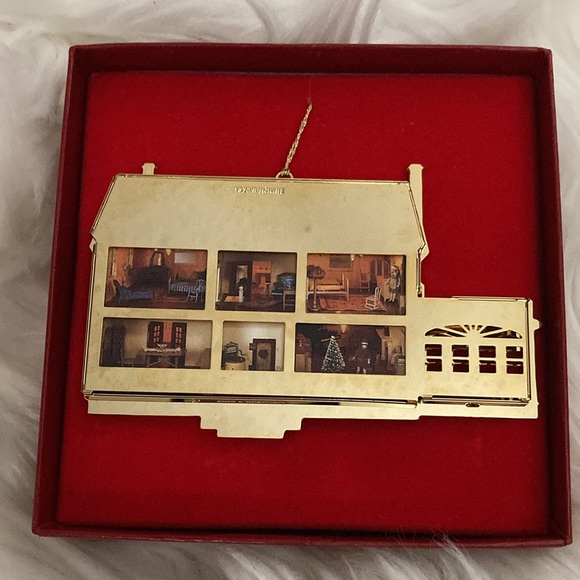 Bing & Grøndahl 3D Mini Dollhouse 24KT Gold Finish Xmas Ornament Decoration 1920 - Picture 7 of 13